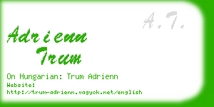 adrienn trum business card